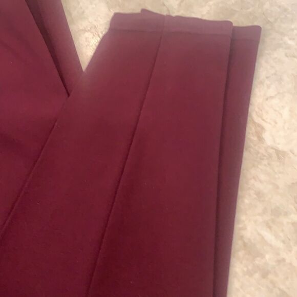Wine Pull On Stretch Pants - Picture 3 of 7